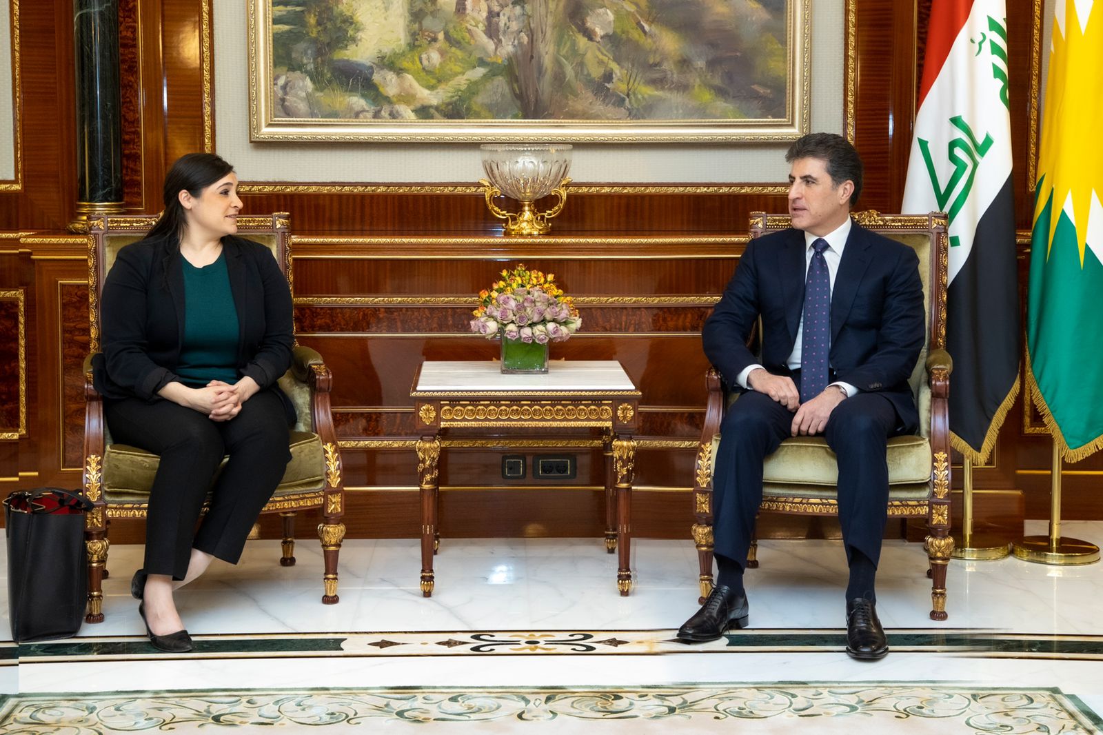 Nechirvan Barzani and an American delegation agree on the need to get out of the Iraqi political crisis