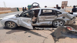 بينهم أطفال .. 8 إصابات "خطيرة" بحادث مروع على  طريق موصل _ بغداد (صور) 