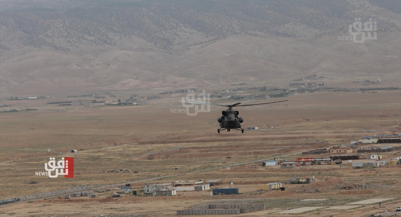 Iraqi army aircraft bombs a vehicle carrying ISIS militants in Nineveh 