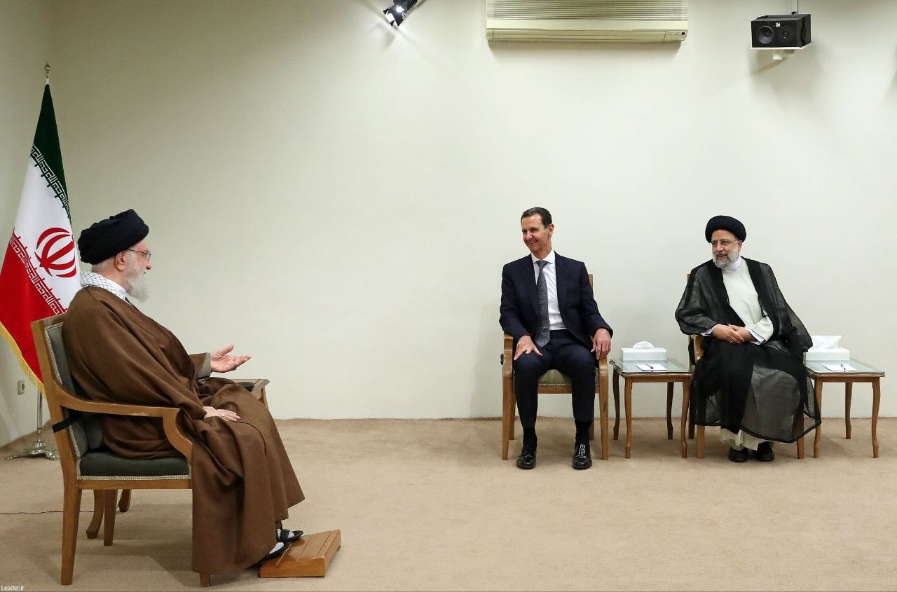 Syrian president meets Iranian leader in Tehran, Iran state media reports