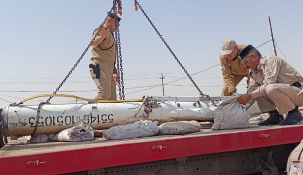 ضبط صاروخ ارض – ارض في الموصل.. صور  