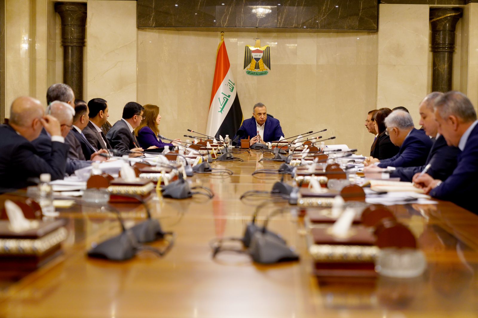 PM al-Kadhimi leads a meeting on the water crisis 