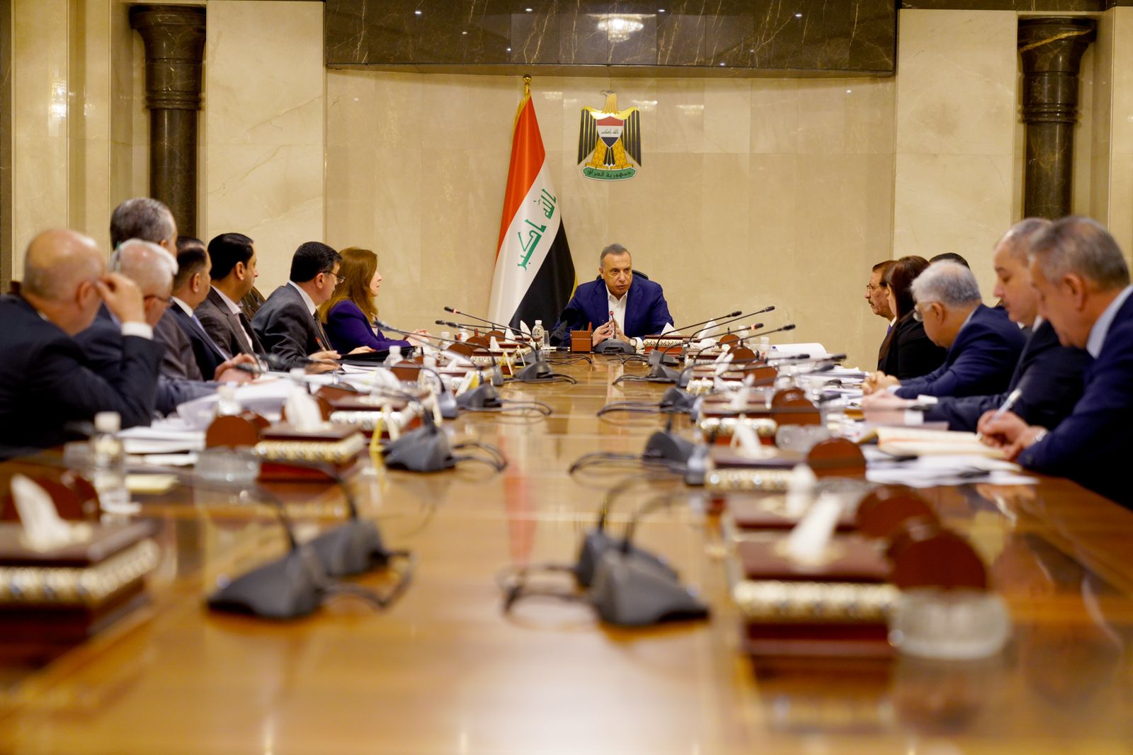 PM al-Kadhimi leads a meeting on the water crisis