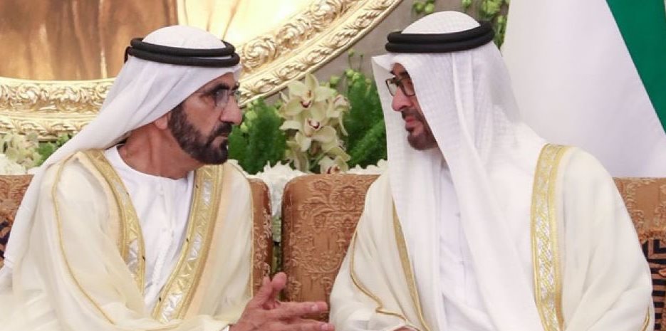  حاكم دبي يبايع محمد بن زايد رئيساً للإمارات في قصيدة  
