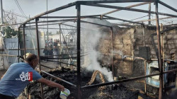 Fire broke out in an IDP camp in Duhok