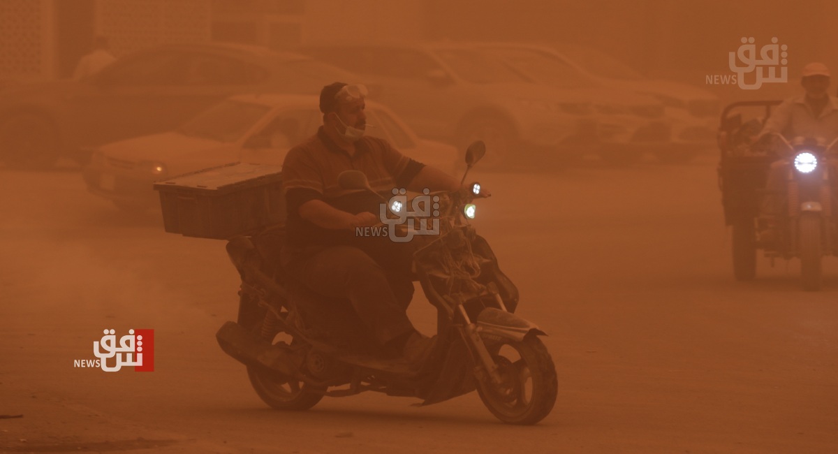 جثمان سائق دراجة "يطير بالهواء" اثر حادث مروع  في كربلاء.. صور