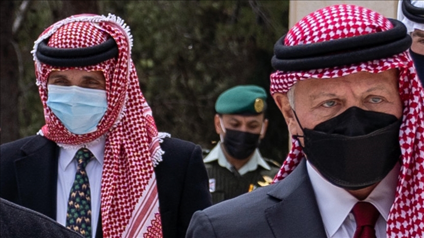 Jordans King restricts Prince Hamzas communications residency movements