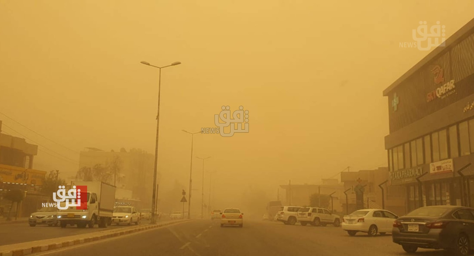 كوردستان تترقب موجة الغبار وتنبه السكان 