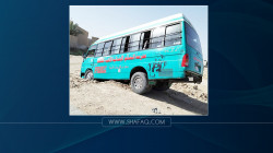 صور .. إصابة ثلاثة تلاميذ ومعلمتين بحادث سير في ديالى