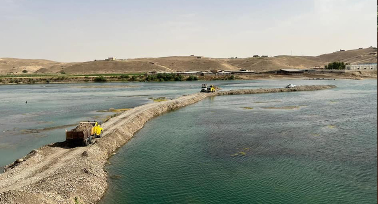 صور .. انخفاض منسوب نهر دجلة يدفع محافظة نينوى لاتخاذ إجراء 