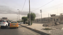 صور .. فرق الدفاع المدني تخمد حريقاً كبيراً في مخازن تجارية ببغداد (تحديث) 