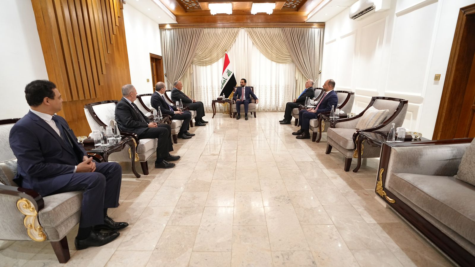 Al-Halboosi receives the Egyptian and Jordanian Foreign Ministers