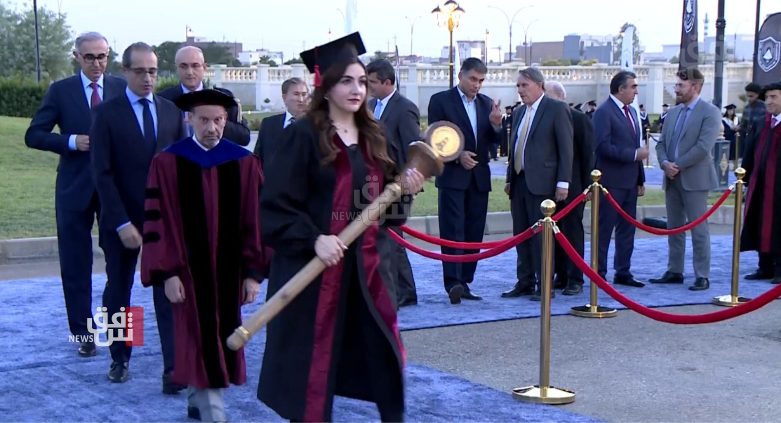 صور.. رئيسا الإقليم وحكومة كوردستان والممثلة الأممية في حفل تخرج جامعي بدهوك