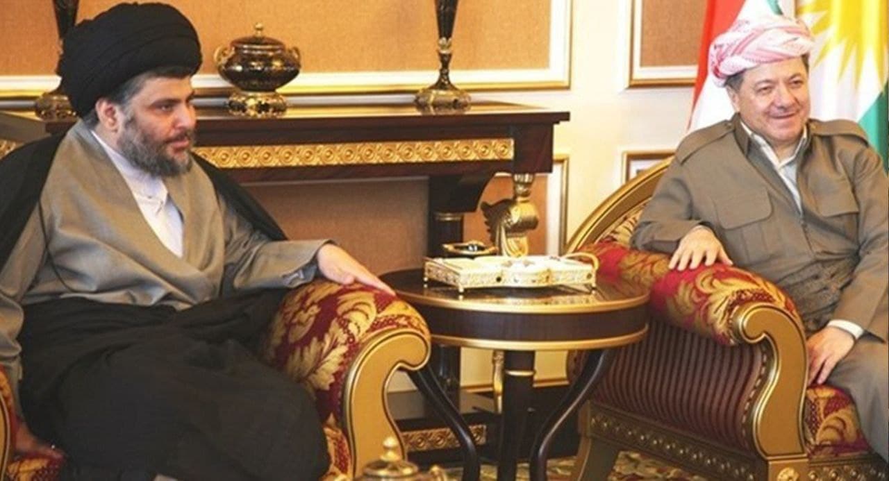 AlSadr and Masoud Barzani discuss the political situation over phoneofficial