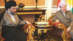 Al-Sadr and Masoud Barzani discuss the political situation over phone-official 