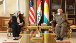 بارزاني والسفيرة الأمريكية يناقشان آخر التطورات بالعملية السياسية في العراق