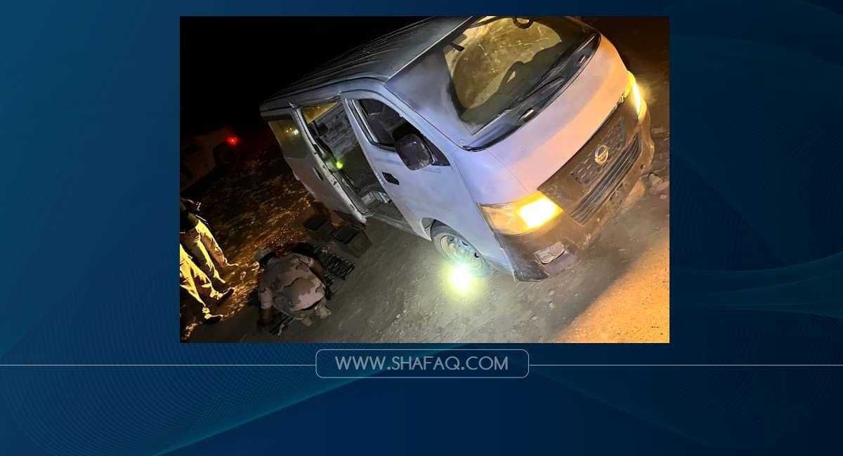 ضبط سيارة تحمل اعتدة واسلحة تابعة لداعش غربي نينوى