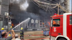 اندلاع حريق بمطعم بالجادرية في بغداد