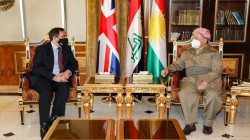 Leader Barzani meets UK's ambassador to Baghdad 