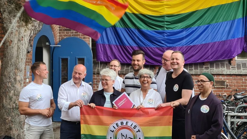 Berlin mosque flies rainbow flag in support of LGBTQ community