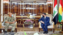 PM Barzani discusses cooperation prospects with a Coalition senior commander 
