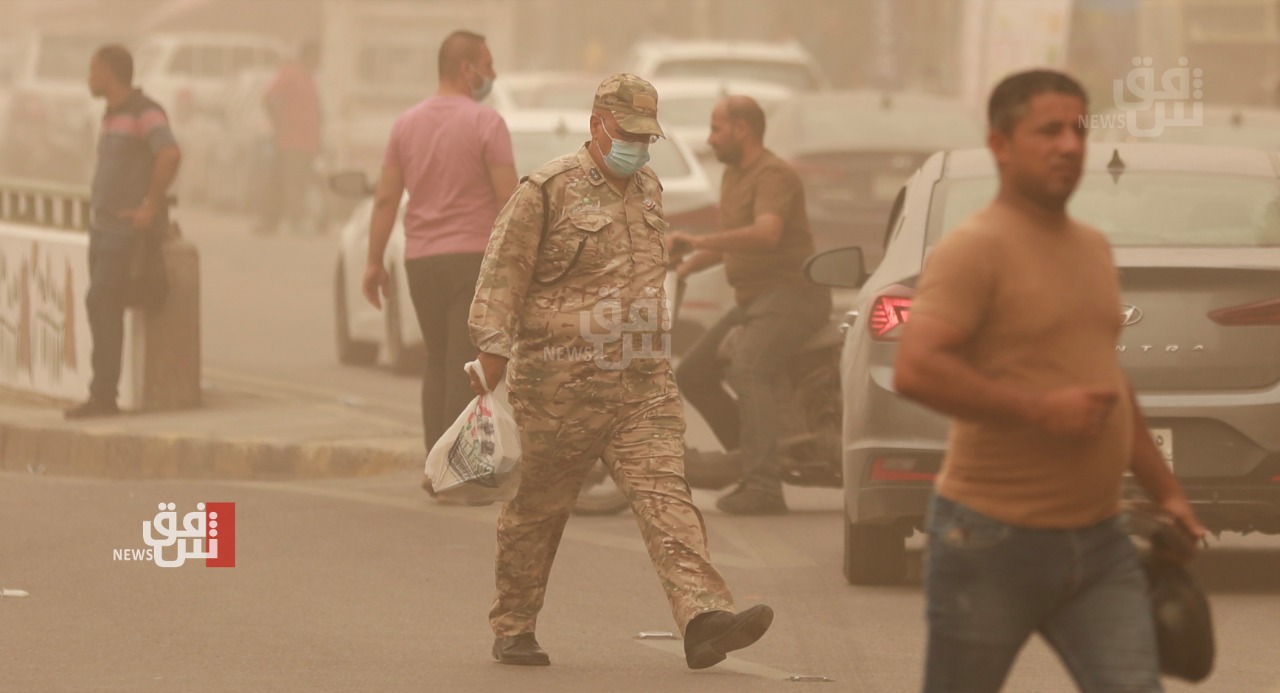  أكثر من 500 حالة اختناق في العراق جراء موجة الغبار امس