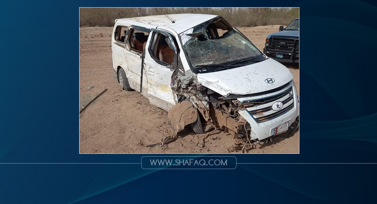 إصابة سبعة اشخاص بحادث سير جنوب العراق