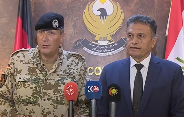 Germany will continue supporting Peshmerga and Iraqi forces, commander says