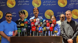 Activists in Al-Sulaymaniyah hold a vigil against the Turkish attack on Zakho