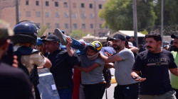 Scores injured in clashes between demonstrators and law enforcement near the Green Zone 