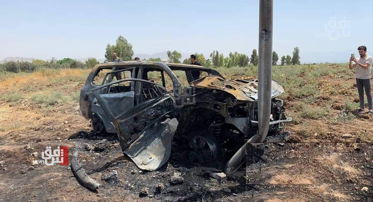 (صور) إصابات بهجوم استهدف عجلة عبر "طائرة مسيرة" في إقليم كوردستان