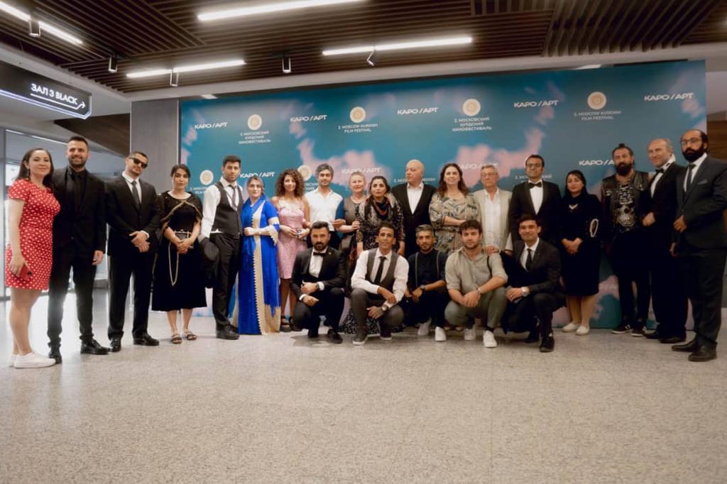توزيع جوائز "الشمس الذهبية" لمهرجان الفيلم الكوردي بموسكو (صور)