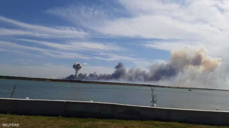 انفجارات في محيط قاعدة روسيا الجوية في شبه جزيرة القرم