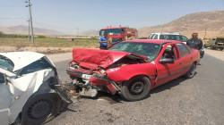 إصابة أربعة أشخاص بحادث سير في إقليم كوردستان (صور)