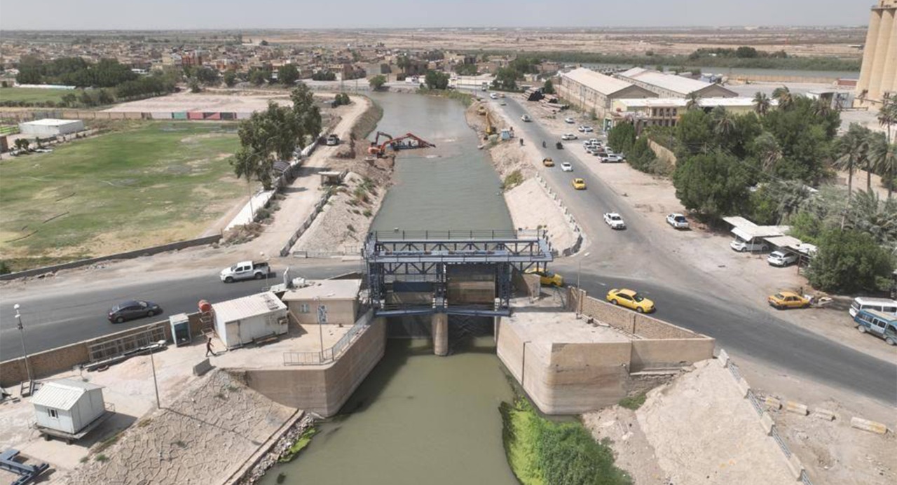 لأول مرة.. العراق يستخدم تقنية حديثة لتبطين مياه  الأنهر 