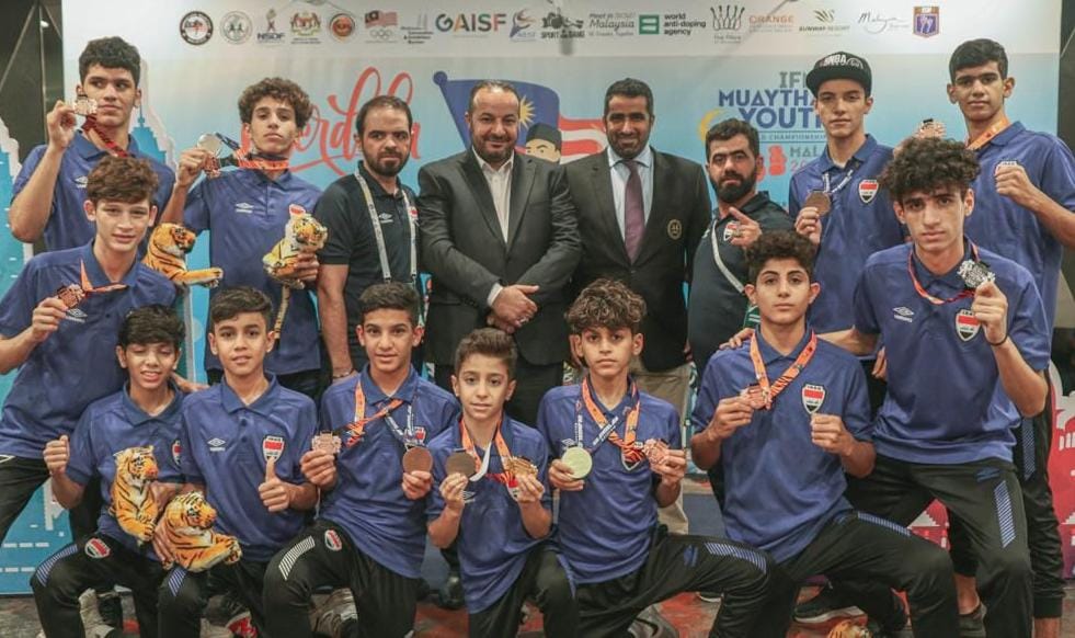 شباب العراق يحصدون 14 ميدالية في بطولة العالم للمواي تاي