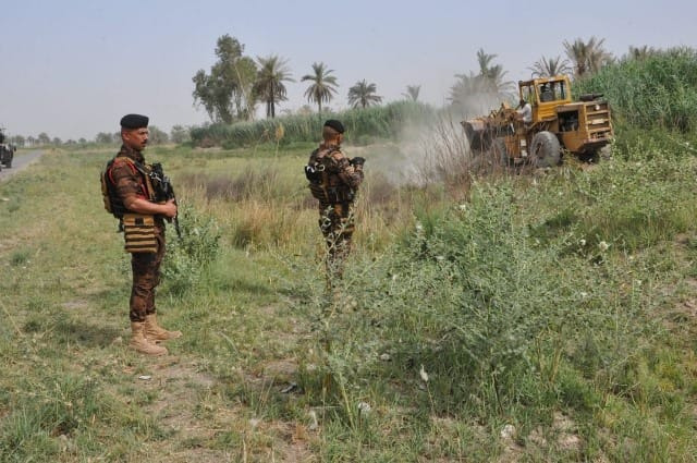 QRF hunt an outlawed group vowing to invade a sub-district in Diyala 