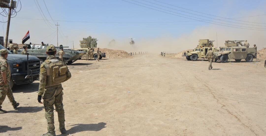 An explosive device kills an Iraqi soldier 