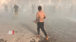 إصابة عدد من الصحفيين بينهم مصور وكالة شفق نيوز خلال تفريق متظاهرين في المنطقة الخضراء