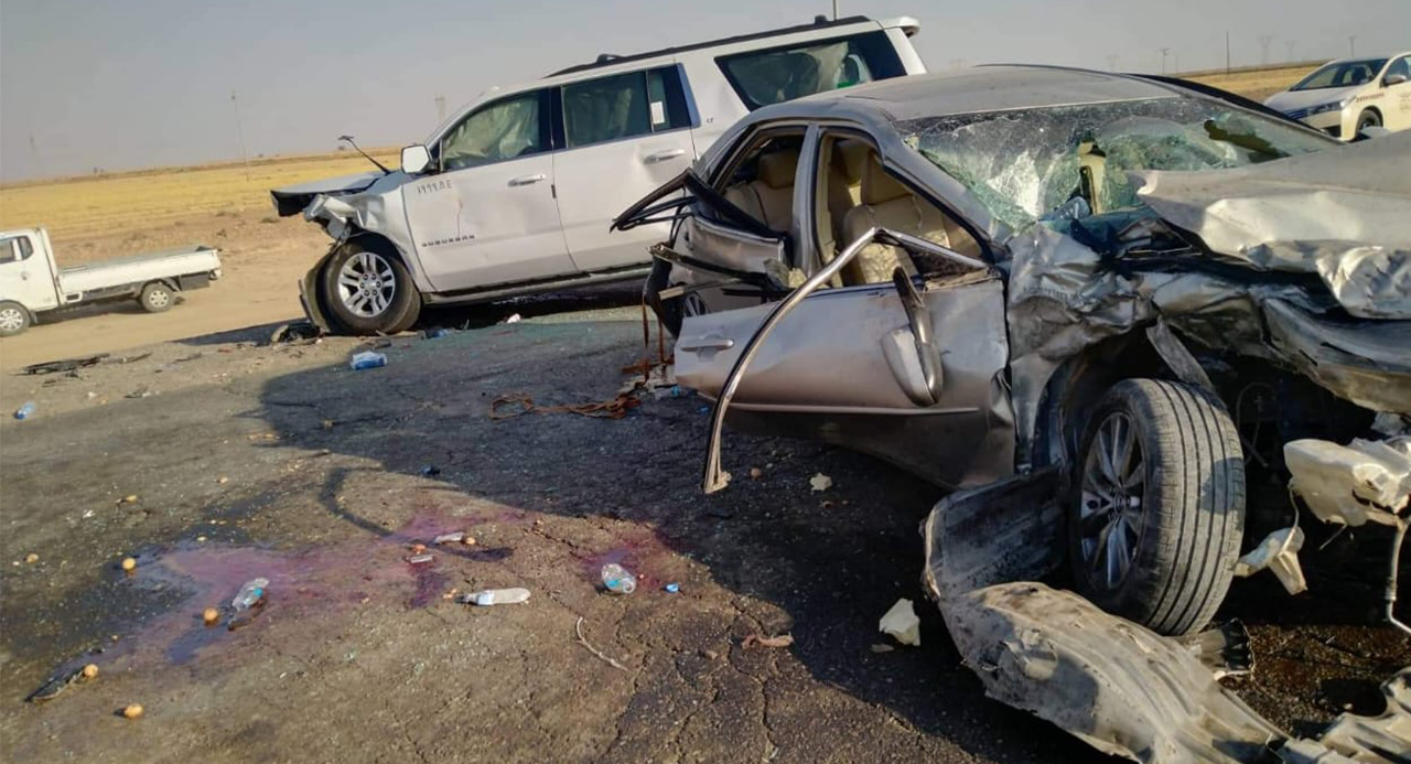 مصرع وإصابة 3 مدنيين بحادث سير في ديالى