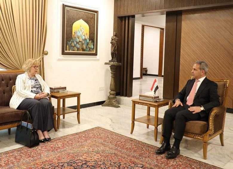 Leaf concludes her visit to Baghdad, heads to Erbil 