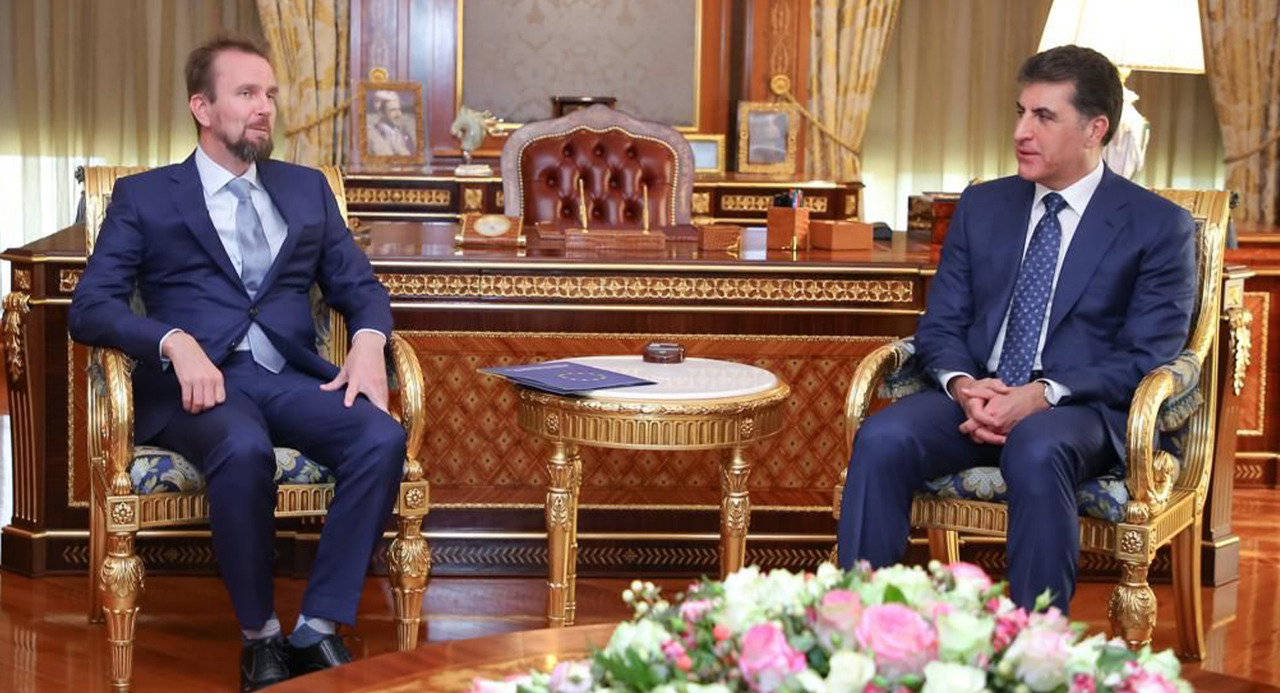President Barzani receives a highlevel EU delegation in Erbil 
