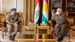 Masoud Barzani receives UK’s Defence Senior Advisor