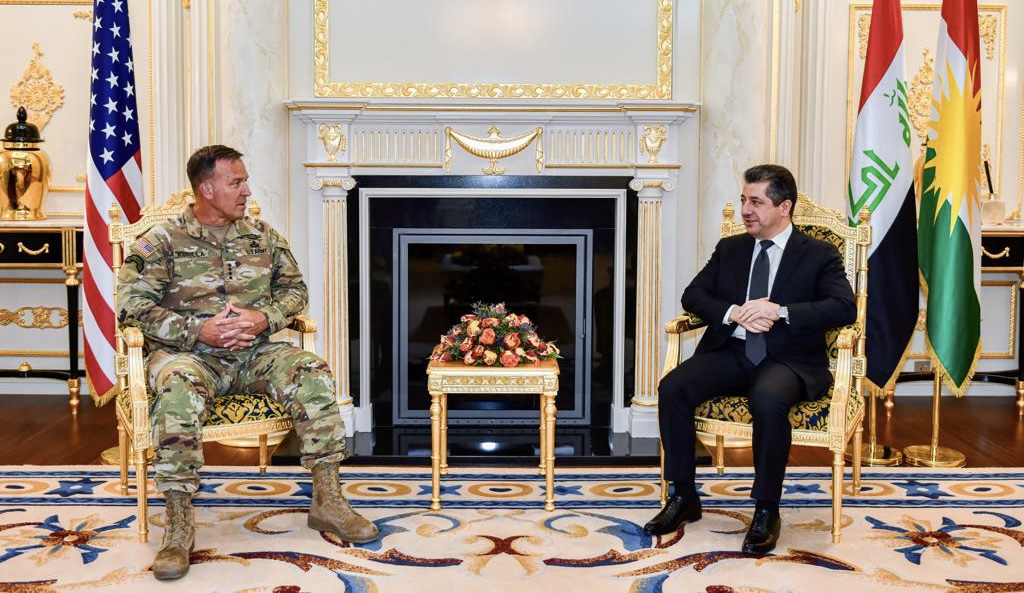 CENTCOM's Commander praises the Peshmerga's "sacrifices"