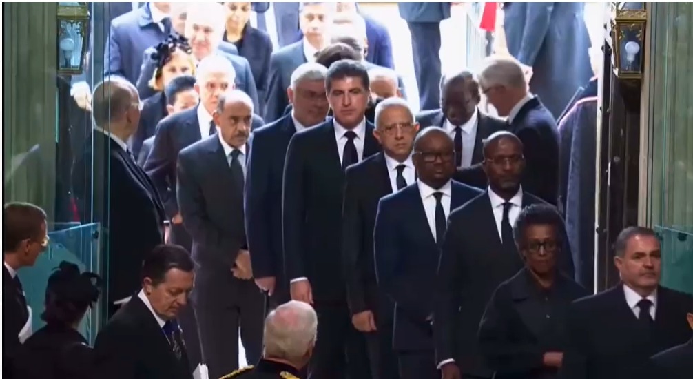 President Barzani attends Queen Elizabeth's funeral 