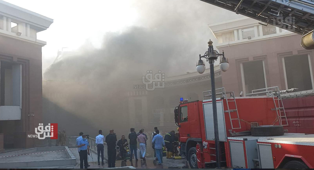حريق في مستشفى بمدينة أربيل