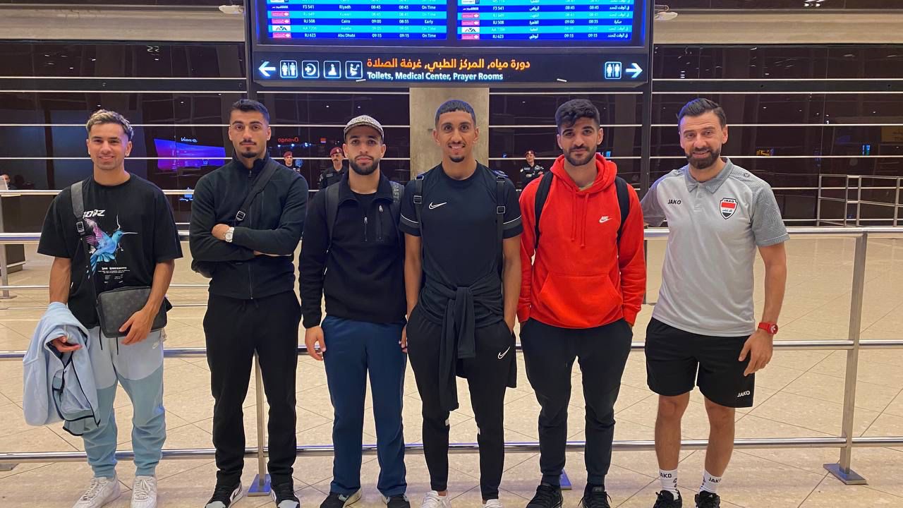 خمسة محترفين عراقيين يصلون إلى الأردن 