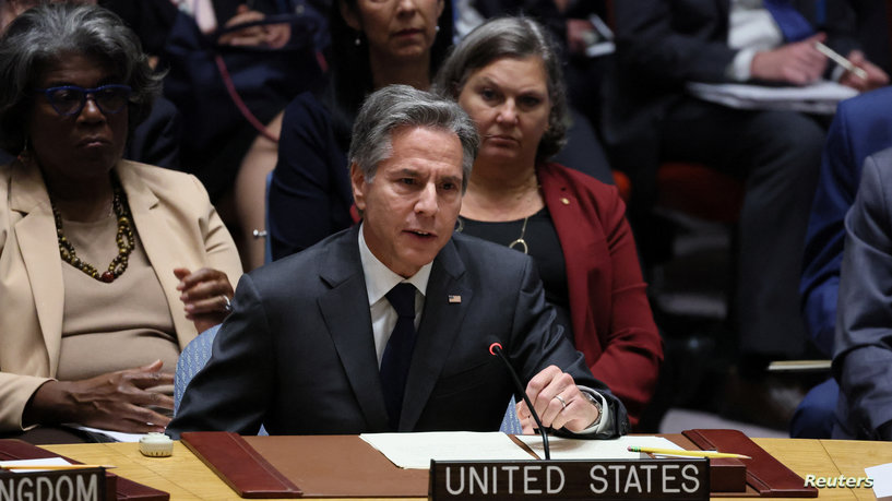U.S. Secretary of State: U.N. must tell Putin to end "reckless nuclear threats" over Ukraine