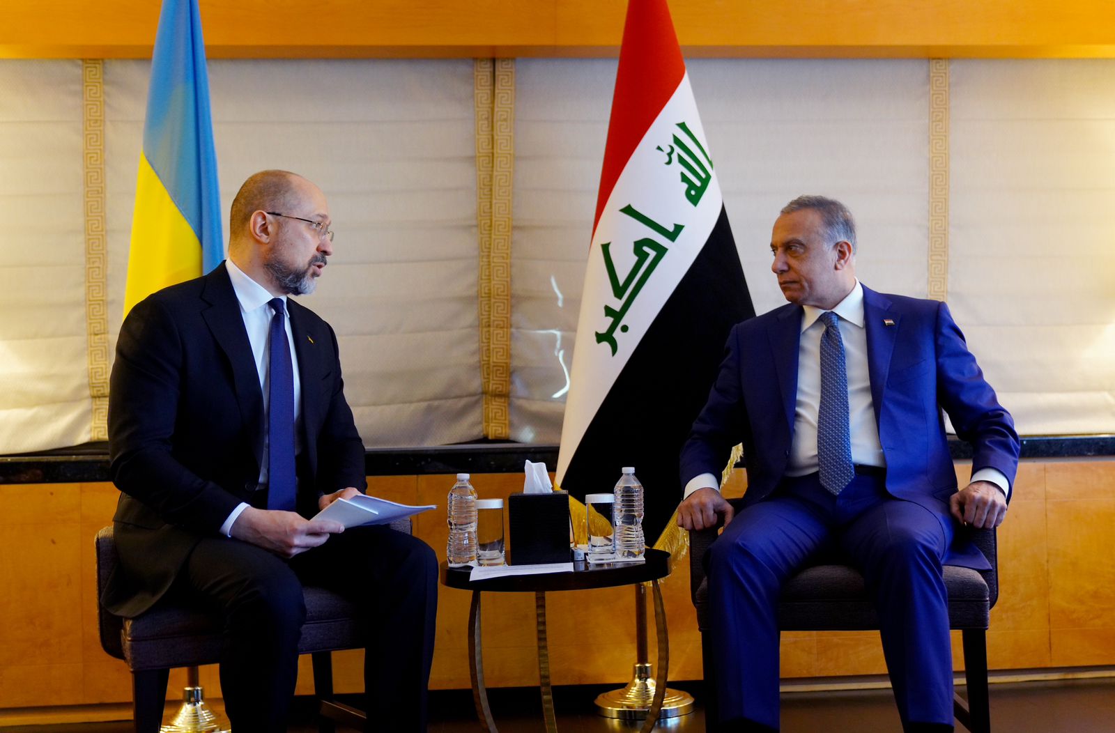 PM al-Kadhimi Meets Ukrainian counterpart in New York