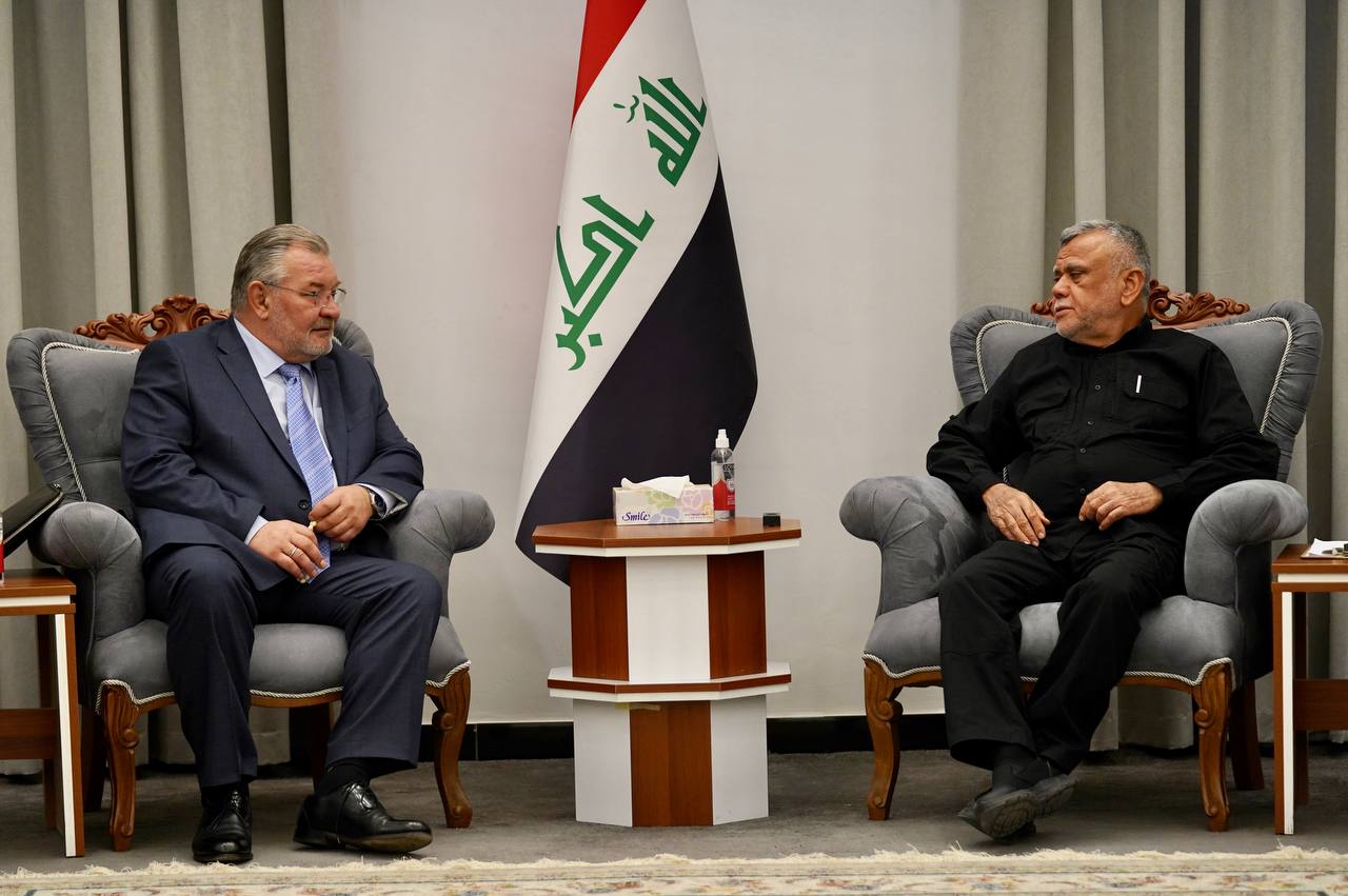 Al-Ameri receives the Russian ambassador to Baghdad